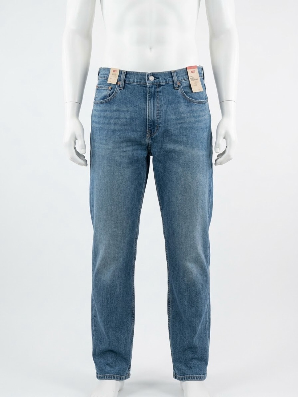 Classic Blue Men’s Straight-Leg Jeans